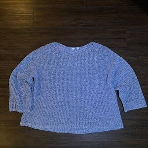 GAP Women’s XL Lavender Chunky Knit Crewneck Sweater Oversized